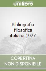 Bibliografia filosofica italiana 1977 libro