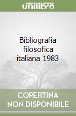 Bibliografia filosofica italiana 1983 libro