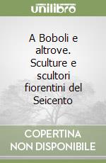 A Boboli e altrove. Sculture e scultori fiorentini del Seicento