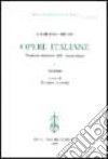 Opere italiane libro