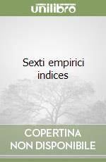 Sexti empirici indices libro