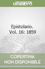 Epistolario. Vol. 16: 1859 libro