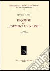 Esquisse du jugement universel libro