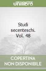 Studi secenteschi. Vol. 48 libro