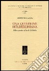 Una questione hölderliniana. Follia e poesia nel tardo Hölderlin libro