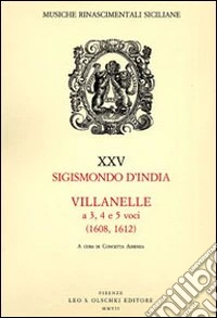 Villanelle a 3, 4 e 5 voci (1608, 1612) libro