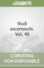 Studi secenteschi. Vol. 49 libro