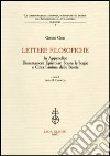 Lettere filosofiche. In Appendice dissertazioni epistolari sopra le bugie e circa l'anima delle bestie libro