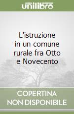 L'istruzione in un comune rurale fra Otto e Novecento libro