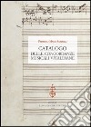 Catalogo delle concordanze musicali vivaldiane libro di Sardelli Federico Maria
