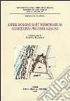 Liber hominum et personarum comitatus Pistorii (1293-94) libro di Francesconi G. (cur.)
