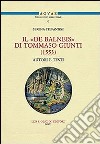 Il «De Balneis» di Tommaso Giunti (1553) libro