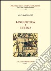 Linguistica e cucina libro di Martellotti Anna