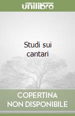 Studi sui cantari libro