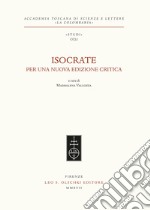 Isocrate. Per una nuova edizione critica