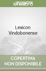 Lexicon Vindobonense libro