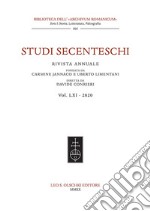 Studi secenteschi (2020). Vol. 61 libro