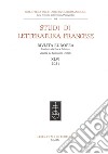 Studi di letteratura francese (2020). Vol. 46 libro di Cavallini C. (cur.) Balmas E. (cur.) Dotoli G. (cur.)