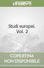 Studi europei. Vol. 2 libro
