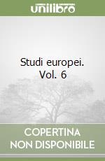 Studi europei. Vol. 6 libro