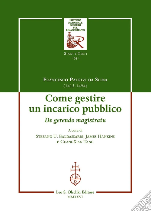 Come gestire un incarico pubblico. De gerendo magistratu. Ediz. italiana, latina e inglese