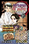 Demon slayer. Kimetsu no yaiba. Limited edition. Con Adesivi. Vol. 21 libro