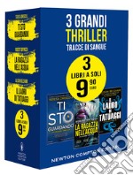 3 grandi thriller. Tracce di sangue: Ti sto guardando-La ragazza nell'acqua-Il ladro di tatuaggi libro