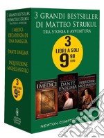 3 grandi bestseller. Tra storia e avventura: I Medici. Decadenza di una famiglia-Dante enigma-Inquisizione Michelangelo libro