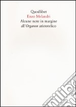 Alcune note in margine all'organon aristotelico libro