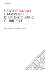 Frammenti di un dizionario giuridico libro