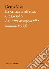 La critica a effetto: rileggendo «La trans-avanguardia italiana» (1979) libro