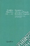 Discipline filosofiche. Ediz. italiana, tedesca, francese e inglese (2021). Vol. 1: Exemplarity: a pattern of thought for aesthetic cognition libro