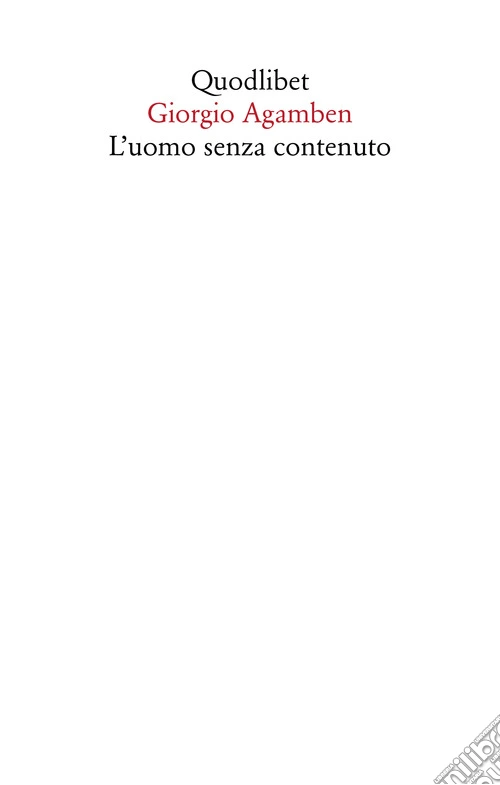 L'uomo senza contenuto