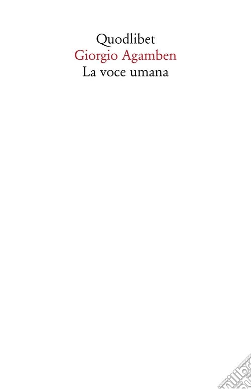 La voce umana