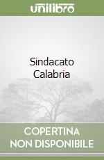 Sindacato Calabria libro