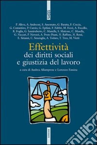 Effettività dei diritti sociali e giustizia del lavoro