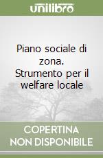 Piano sociale di zona. Strumento per il welfare locale