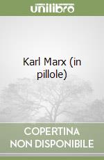 Karl Marx (in pillole)