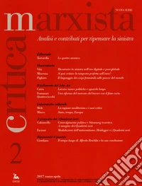 Critica marxista (2017). Vol. 2 libro