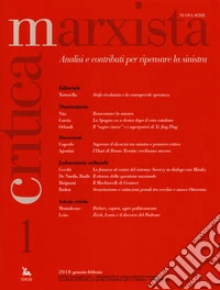 Critica marxista (2018). Vol. 1 libro