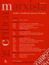 Critica marxista (2018). Vol. 3-4 libro