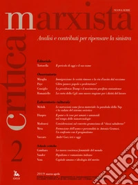 Critica marxista (2019). Vol. 2 libro