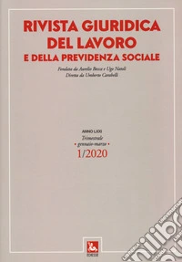 Rivista giuridica del lavoro (2020). Vol. 1: Gennaio-marzo libro