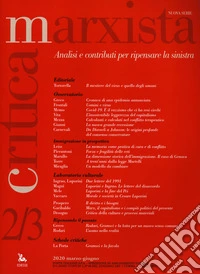 Critica marxista (2020). Vol. 2-3 libro