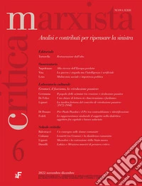 Critica marxista (2022). Vol. 6 libro