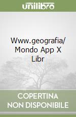 Www.geografia/ Mondo App X Libr libro