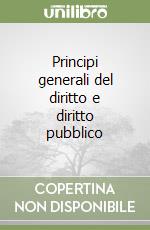 Principi generali del diritto e diritto pubblico libro