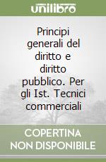 Principi generali del diritto e diritto pubblico. Per gli Ist. Tecnici commerciali libro