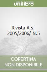 Rivista A.s. 2005/2006/ N.5 libro