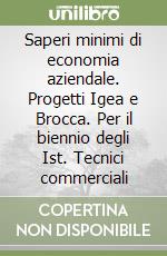 Saperi minimi di economia aziendale. Progetti Igea e Brocca. Per il biennio degli Ist. Tecnici commerciali libro